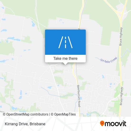 Kirrang Drive map