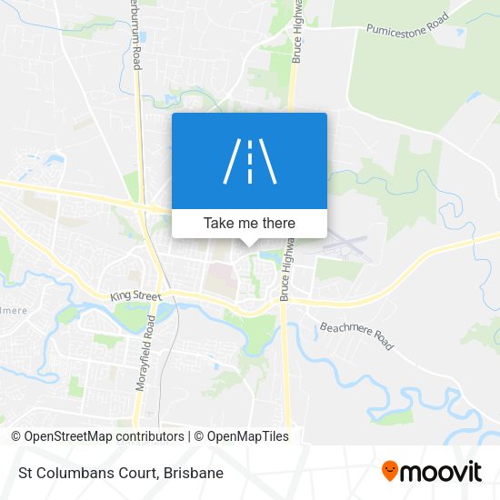 St Columbans Court map