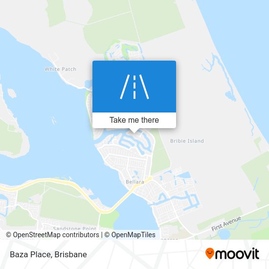 Baza Place map