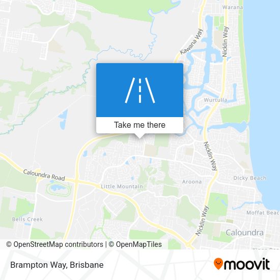 Brampton Way map