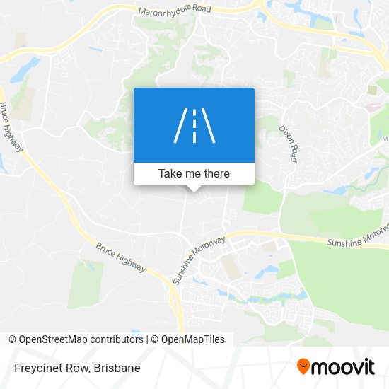 Freycinet Row map