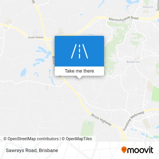Sawreys Road map
