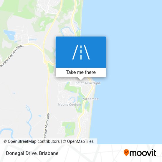 Donegal Drive map