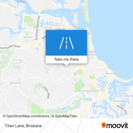 Titan Lane map