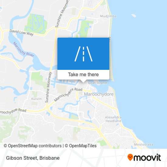 Gibson Street map