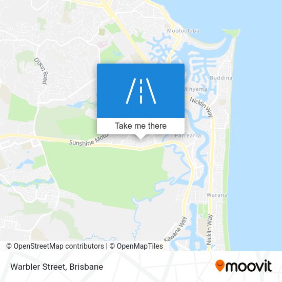 Warbler Street map