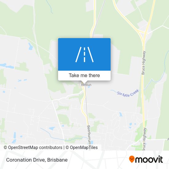 Coronation Drive map