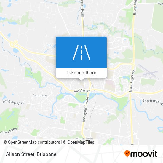 Alison Street map