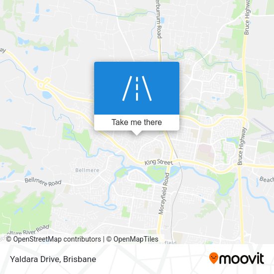 Yaldara Drive map