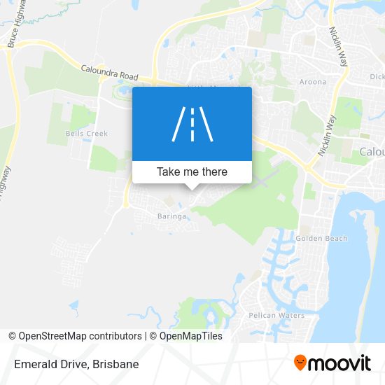 Emerald Drive map
