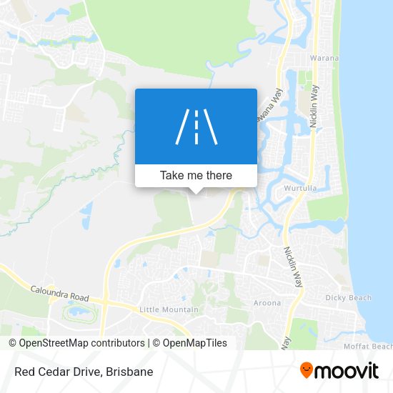 Red Cedar Drive map
