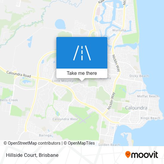 Hillside Court map