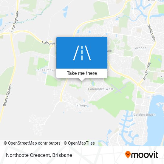 Northcote Crescent map