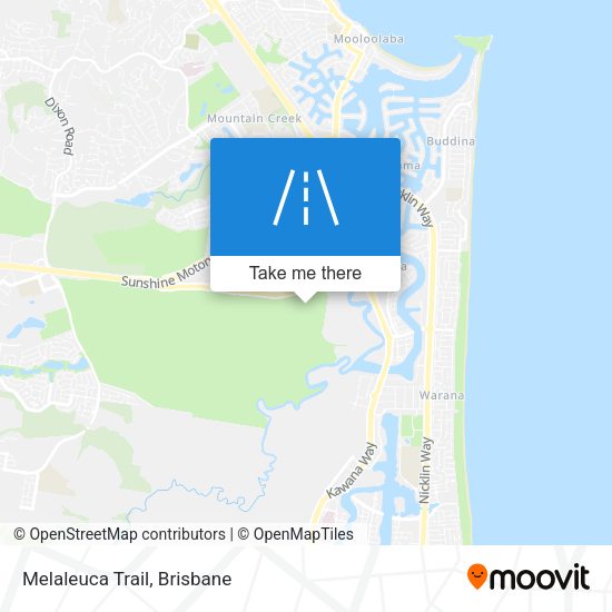 Melaleuca Trail map