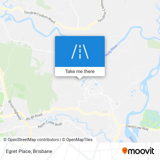 Egret Place map