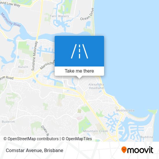 Comstar Avenue map