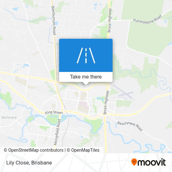 Lily Close map