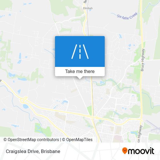 Craigslea Drive map