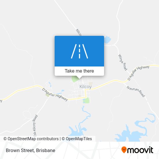 Brown Street map