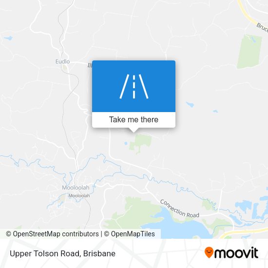 Upper Tolson Road map