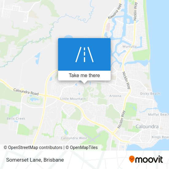 Somerset Lane map