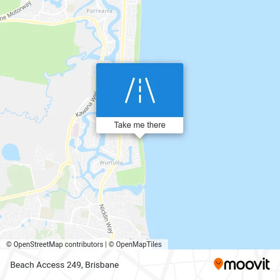 Mapa Beach Access 249