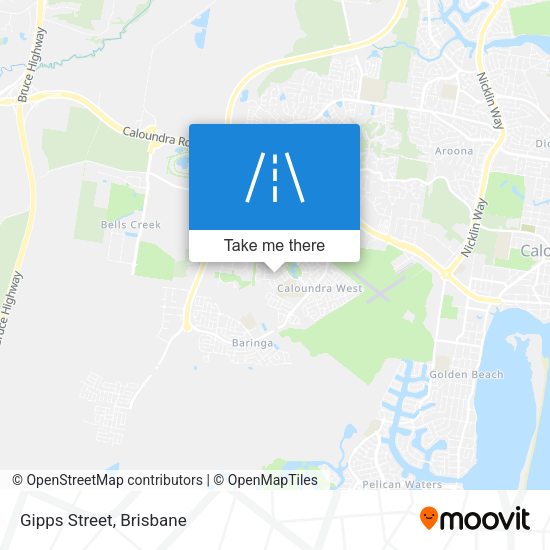 Gipps Street map