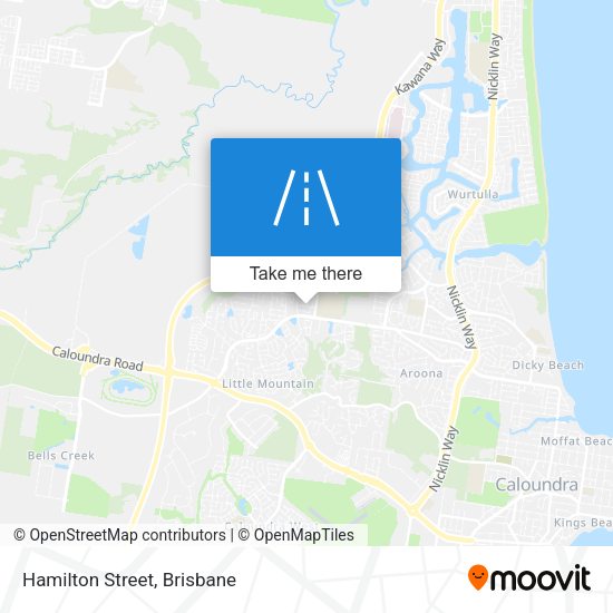 Hamilton Street map