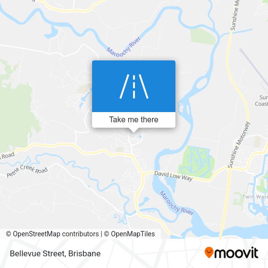 Bellevue Street map