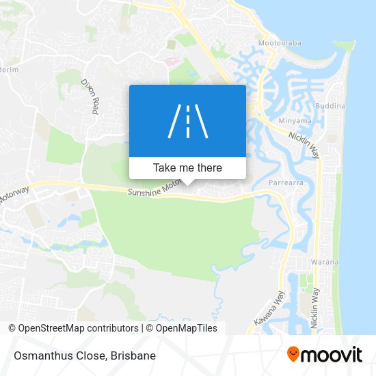 Osmanthus Close map