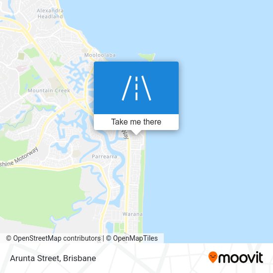 Arunta Street map
