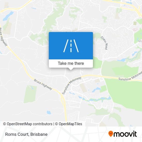 Roms Court map