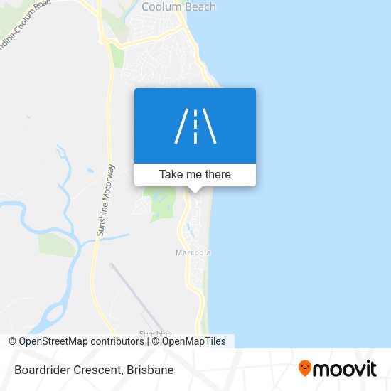 Boardrider Crescent map
