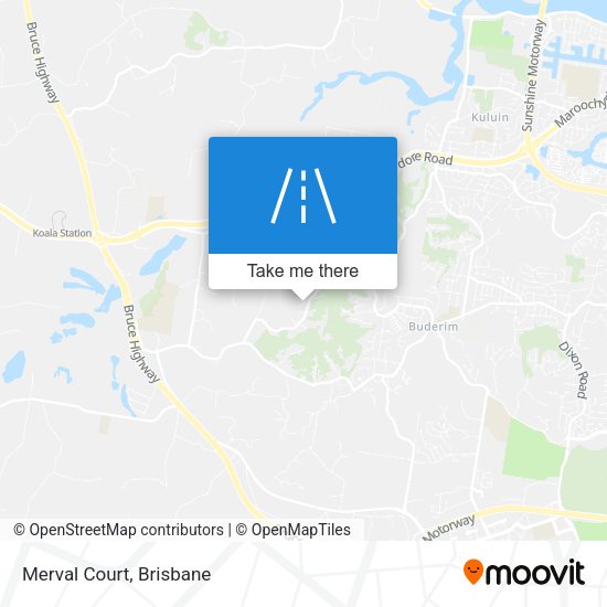 Merval Court map