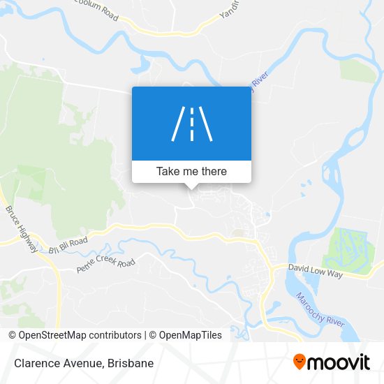 Clarence Avenue map