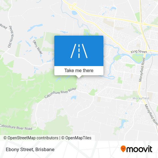 Ebony Street map