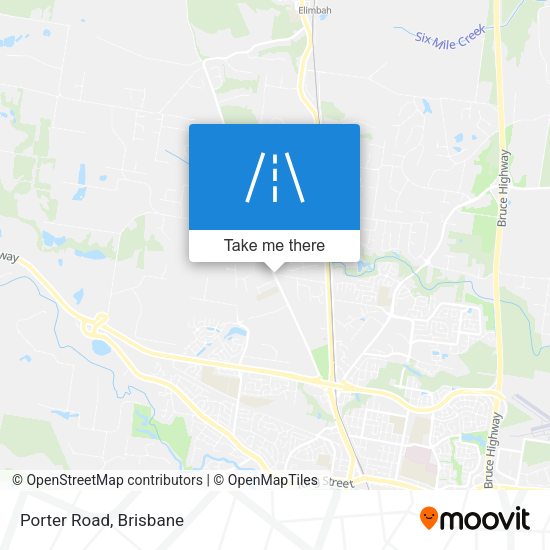 Porter Road map