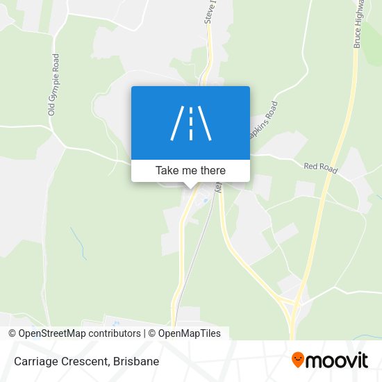 Carriage Crescent map
