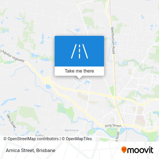 Arnica Street map