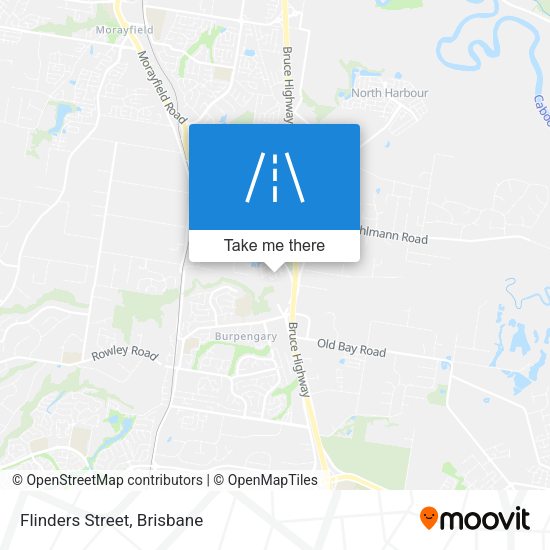 Flinders Street map