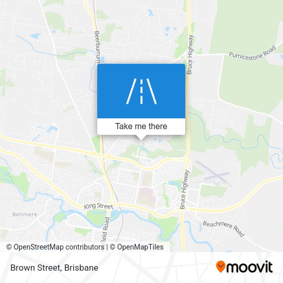 Brown Street map