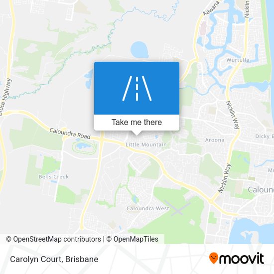 Carolyn Court map