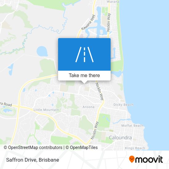 Saffron Drive map