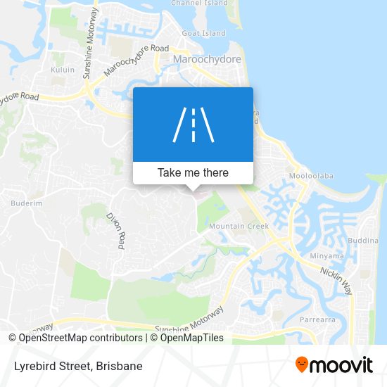Lyrebird Street map