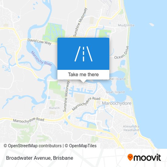 Broadwater Avenue map