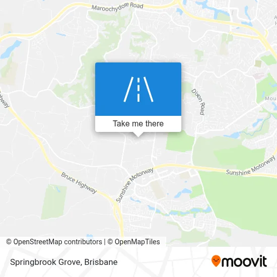 Mapa Springbrook Grove