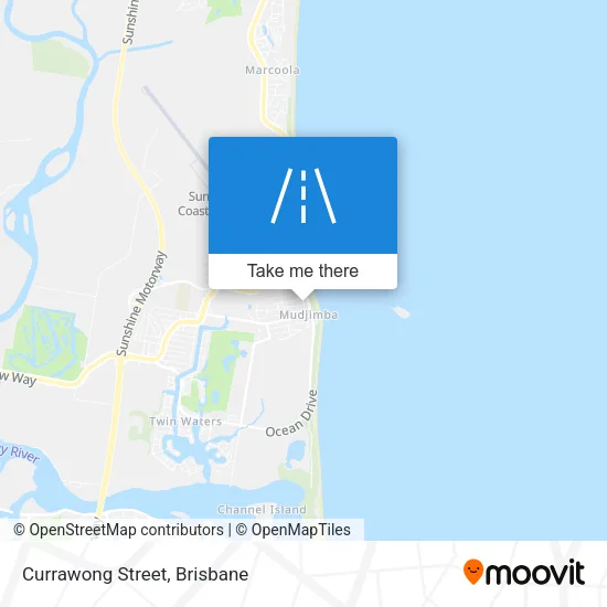 Currawong Street map