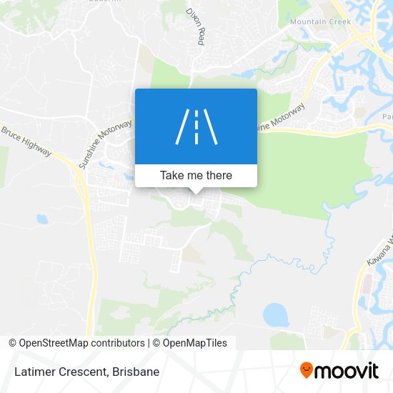 Latimer Crescent map
