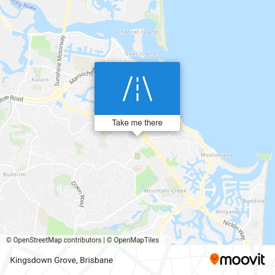 Kingsdown Grove map