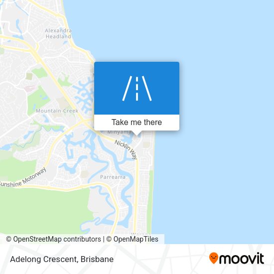 Adelong Crescent map
